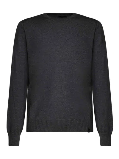 Fay Wool Sweater In Black