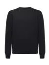 Fay Wool Crewneck Sweater In Black