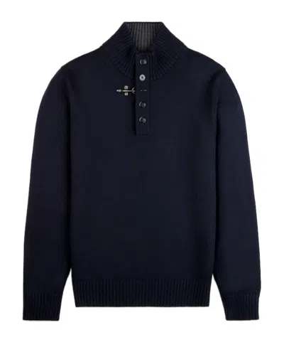 Fay Wool Turtleneck Sweater In Black