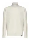 Fay Wool Turtleneck Sweater In Grey