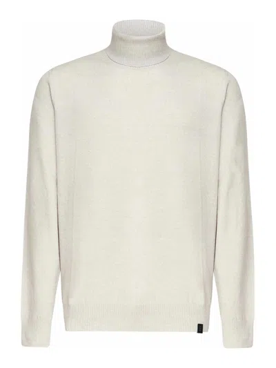 Fay Wool Turtleneck Sweater In Grey