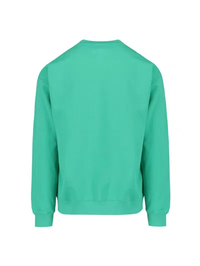 Fay X Pietro Terzini Maxi Print Crewneck Sweatshirt In Green