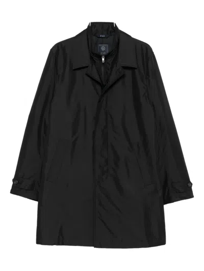 FAY ZIP-FRONT BUTTON-CUFF COAT