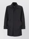 Fay Blue Nylon Morning Raincoat