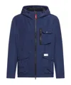 Fay Windbreaker Archive Jacket In Blue
