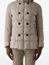 Fay Zip-up Padded Jacket In Neutral