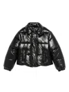 Fay Zip-up Padded Jacket In Black