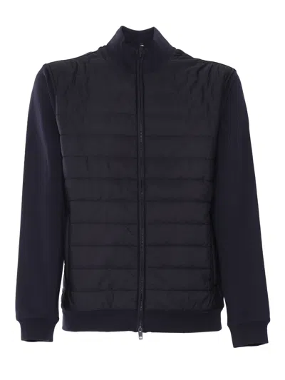 Fay Zipped Sweatshirt In Blue