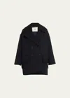 Faz Billie Jean Short Peacoat In Black