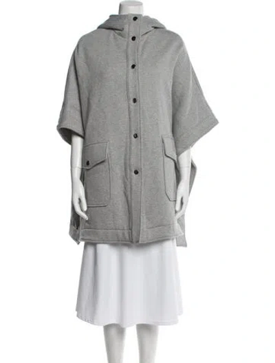 Pre-owned Faz Not Fur Jacket In Gray
