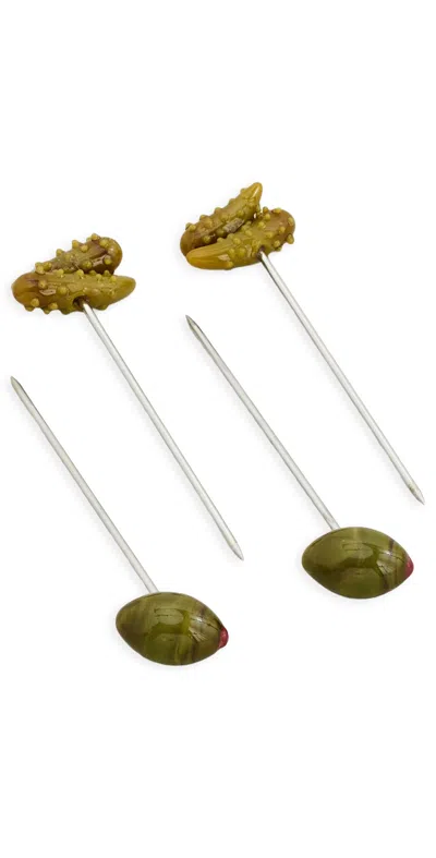 Fazeek Cocktail Picks Olive In Brown