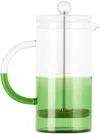Fazeek Two Tone Coffee Plunger In Clear/green