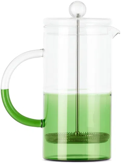 Fazeek Green Two Tone French Press In Clear,green