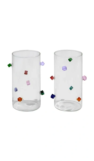 Fazeek Jewel Highballs Set Of 2 In N,a