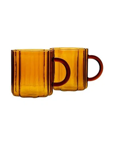 Fazeek Mug Or Small Cup Orange Size - Glass