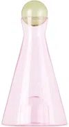 Fazeek Pink & Green Vice Versa Carafe In Pink & Green