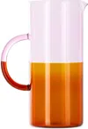 Fazeek Pink & Orange Two Tone Pitcher In Pink/amber