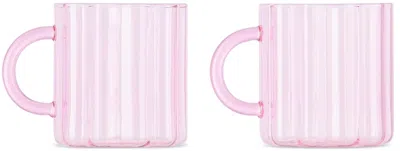 Fazeek Pink Wave Mug Set