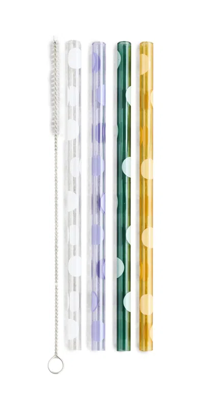 Fazeek Polka Dot Straws Multi