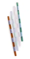 Fazeek Striped Straws Mixed In Multi