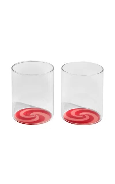Fazeek Swirl Tumbler 2-set In Red