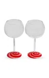 Fazeek Swirl Wine Glass 2-set In Multi