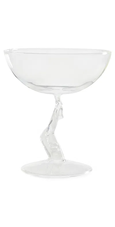 Fazeek Tiptoe Coupe Glass Set Clear In Transparent