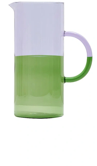 Fazeek Two Tone Pitcher In Lavender,green