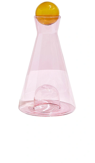 Fazeek Vice Versa Carafe In Pink & Amber