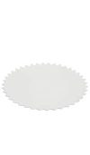 Fazeek Zigzag Platter In White