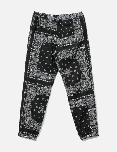 F.c. Real Bristol Bandana Nylon Easy Pants In Black