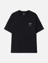 F.c. Real Bristol Big Logo Baggy Tee In Black
