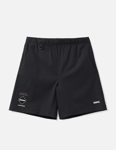 F.c. Real Bristol Cordura 4way Stretch Game Shorts In Black