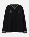 F.c. Real Bristol Exhibition Long Sleeve Game Shirt In Black