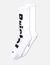 F.c. Real Bristol Large Logo Regular Socks In White