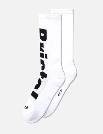 F.c. Real Bristol Large Logo Regular Socks In White