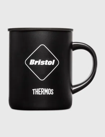 F.c. Real Bristol Thermos Emblem Mug In Black