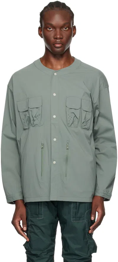 F/ce Green Technical Jacket In Foliage Green