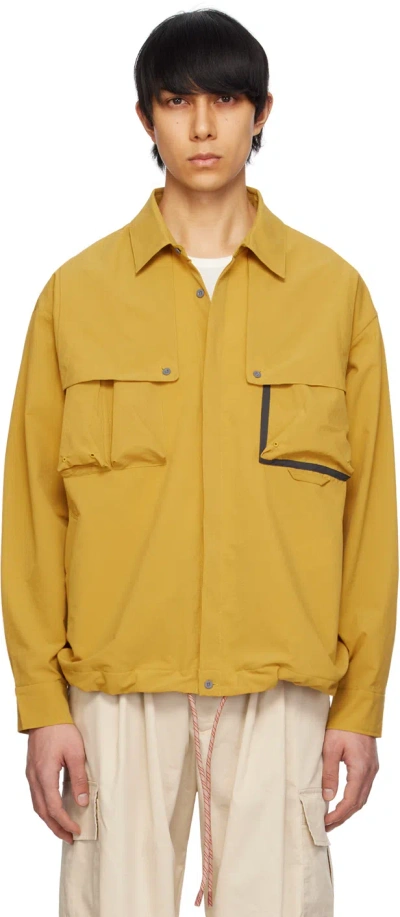 F/ce Yellow Ventilating Jacket In Mustard