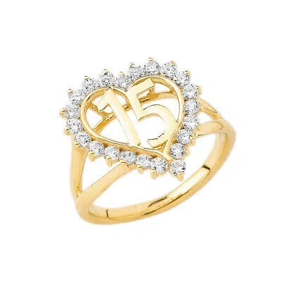 Pre-owned Fdj 15 "quinceañera" Ring In Gold (yellow/rose/white) In Yellow Gold