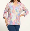 Fdj V-neck Top In Spectral