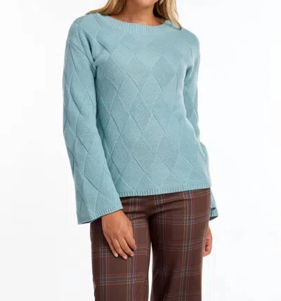 Fdj Aqua Sweater In Blue