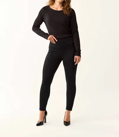 Fdj Beyond Denim Pull-on Black Jean