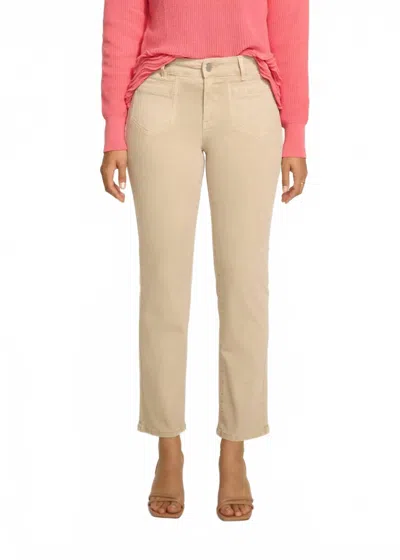 Fdj Christina Straight Leg In Sandstone In Neutral