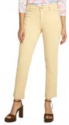 Fdj Christina Straight Leg Pant In Yellow In Yellow