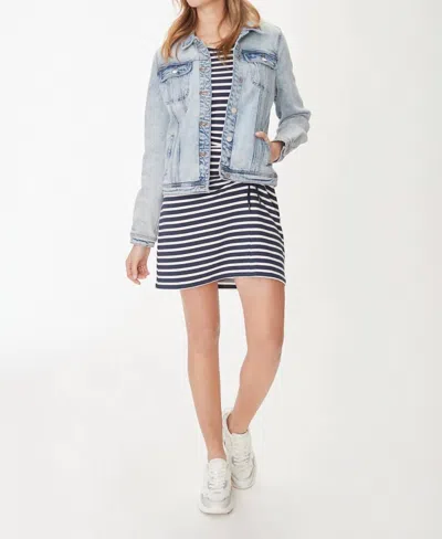 Fdj Classic Jacket In Powder Wash In Multi