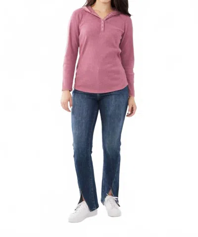 Fdj Front Slit Straight Leg Jeans In Deep Blue