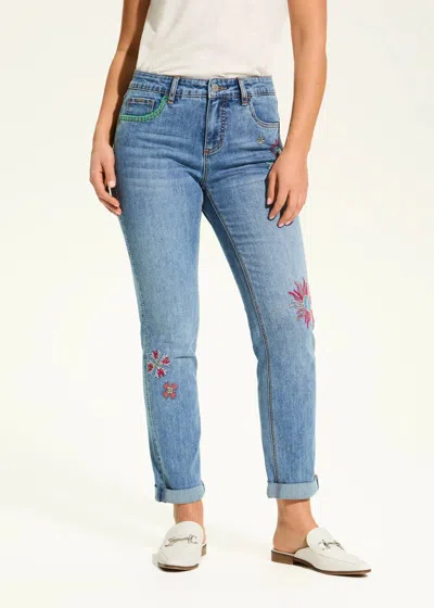 Fdj Gisela Girlfriend Ankle Denim In Light Blue