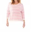 Fdj Kia Stripe Sweater In Pink In Pink