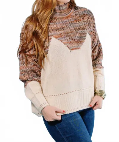 Fdj Long Sleeve Sweater In Pumpkin Spice In Neutral